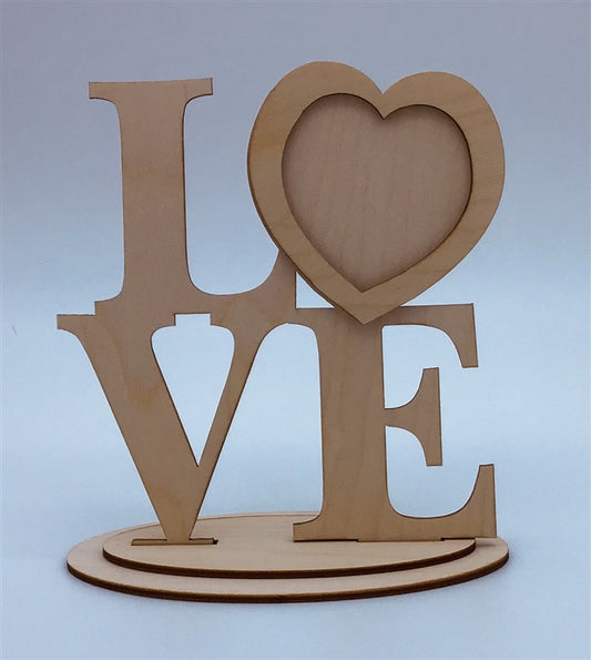 Clear Scraps - Love Desktop Frame