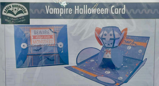 Karen Burniston - Card Kits - Vampire Halloween Card