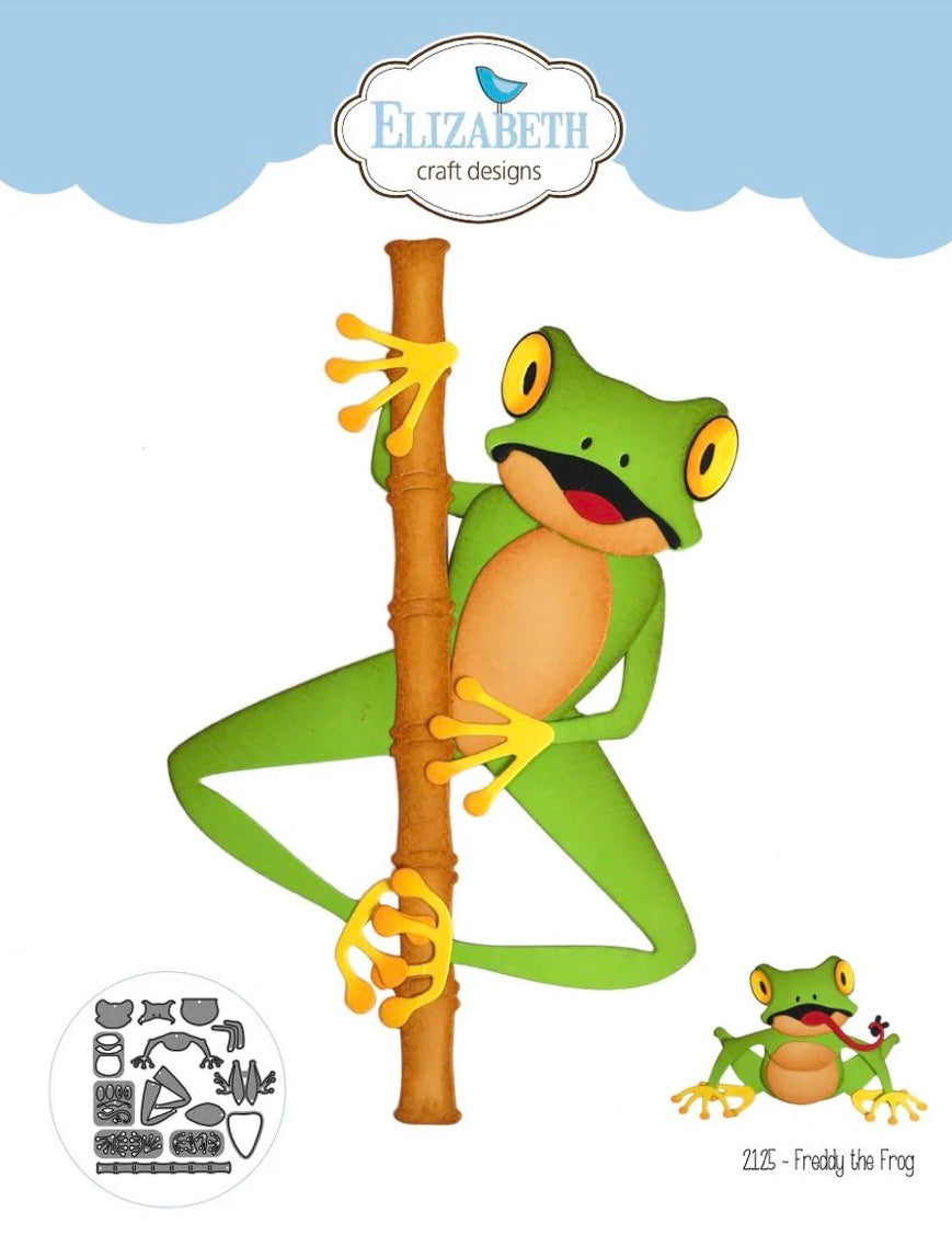 Elizabeth Craft Designs - Steel Cutting Dies - Freddy the Frog