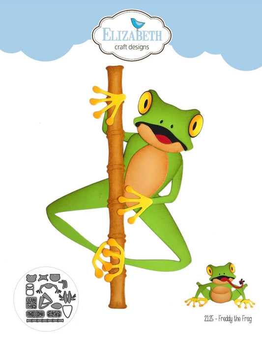 Elizabeth Craft Designs - Steel Cutting Dies - Freddy the Frog