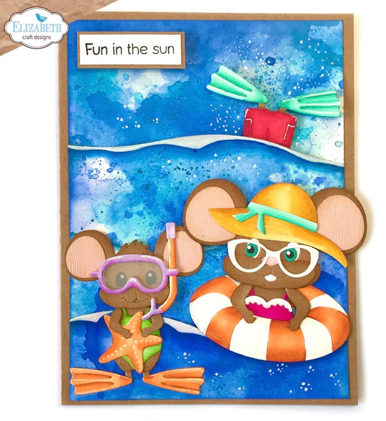 Elizabeth Craft Designs - Steel Cutting Dies - Beach Accessories