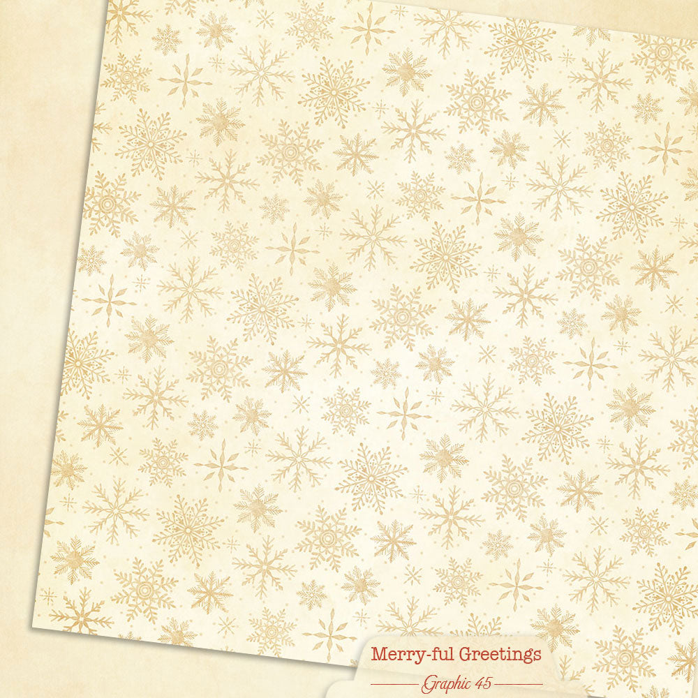 Graphic 45 - 8x8 Collection Pack - Merry-ful Greetings