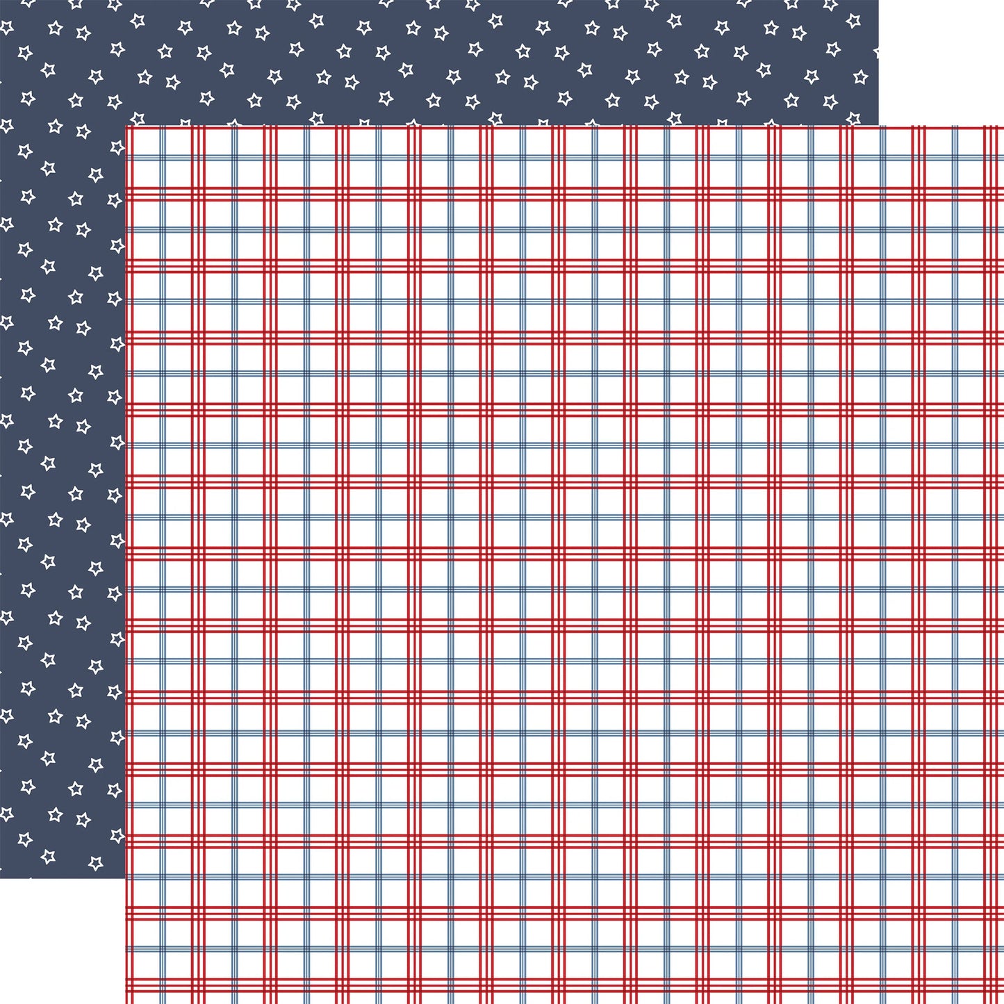 Echo Park - All American - Patriotic Plaid