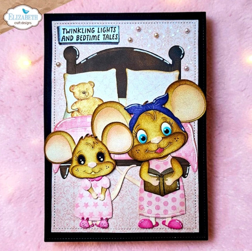 Elizabeth Craft Designs - Clear Stamps - Snuggle Season Sentiments