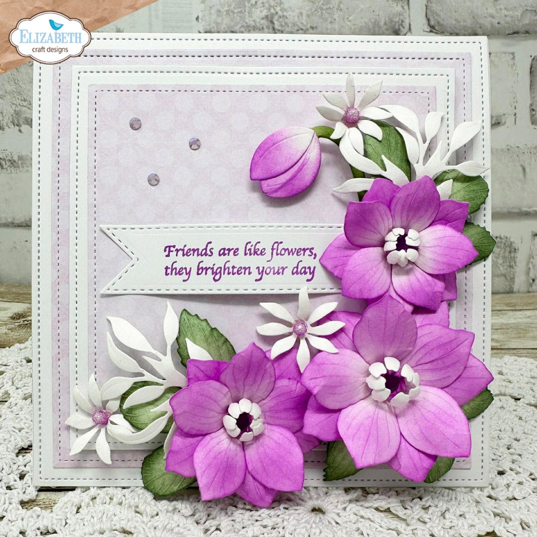 Elizabeth Craft Designs - Metal Dies - Stitched Squares and Circles