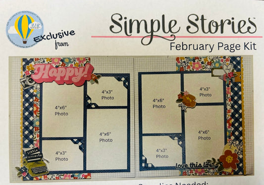 Simple Stories - AIR Exclusive Page Kit - Happy