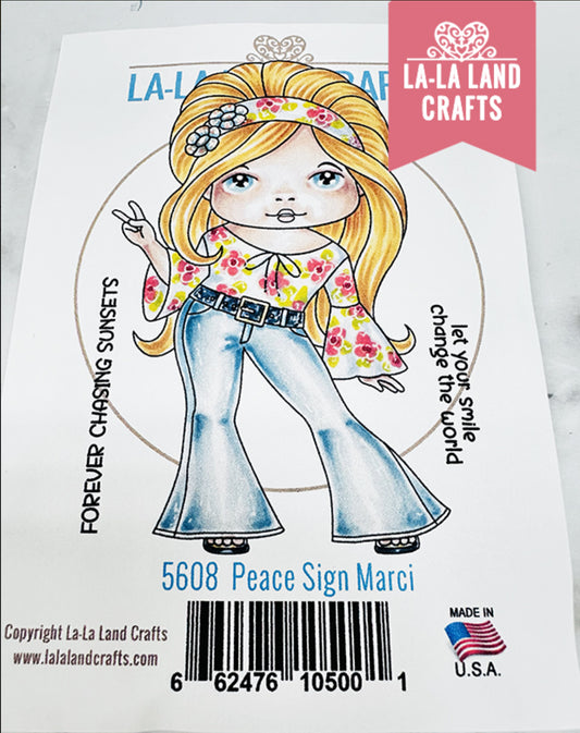 La-La Land Crafts - 5608 Peace Sign Marci