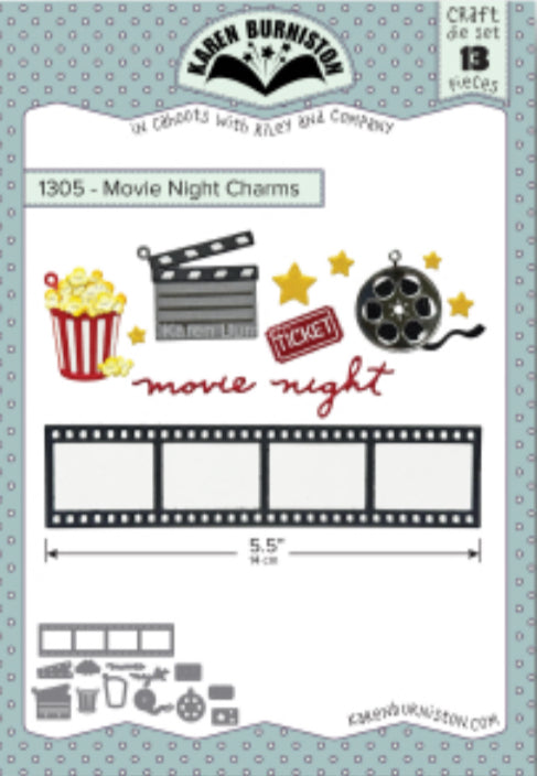 1305 Karen Burniston - Movie Night Charms