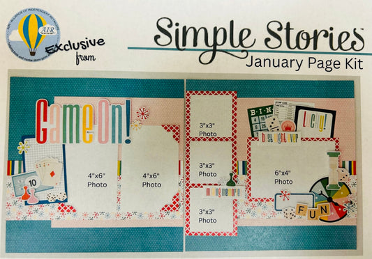 Simple Stories - AIR Exclusive Page Kit - Game On!
