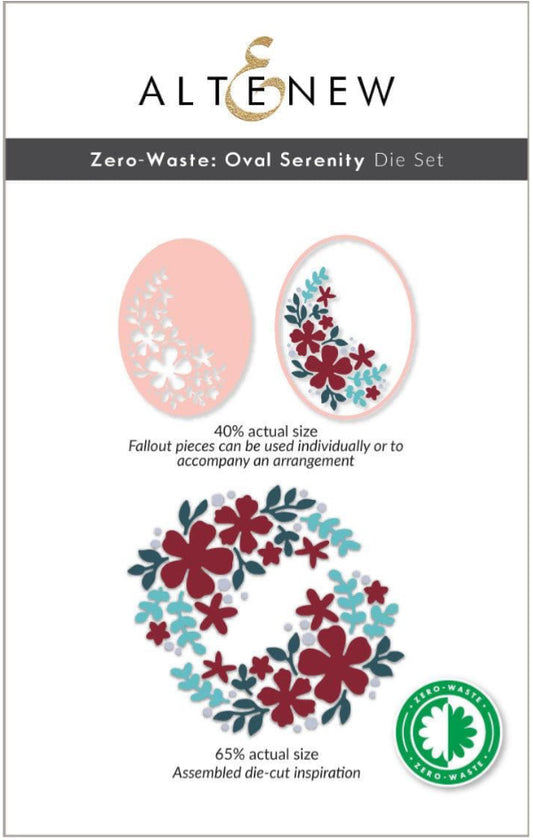 Altenew - Zero-Waste: Oval Serenity Die Set
