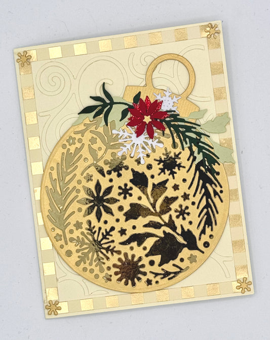 Scrapp’n Savvy - Card Kits - Golden Ornament