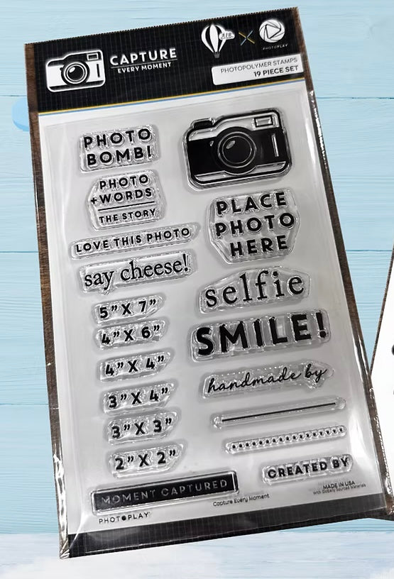 PhotoPlay- Air Exclusive - Capture Every Moment - Photopolymer Stamps + Die Bundle