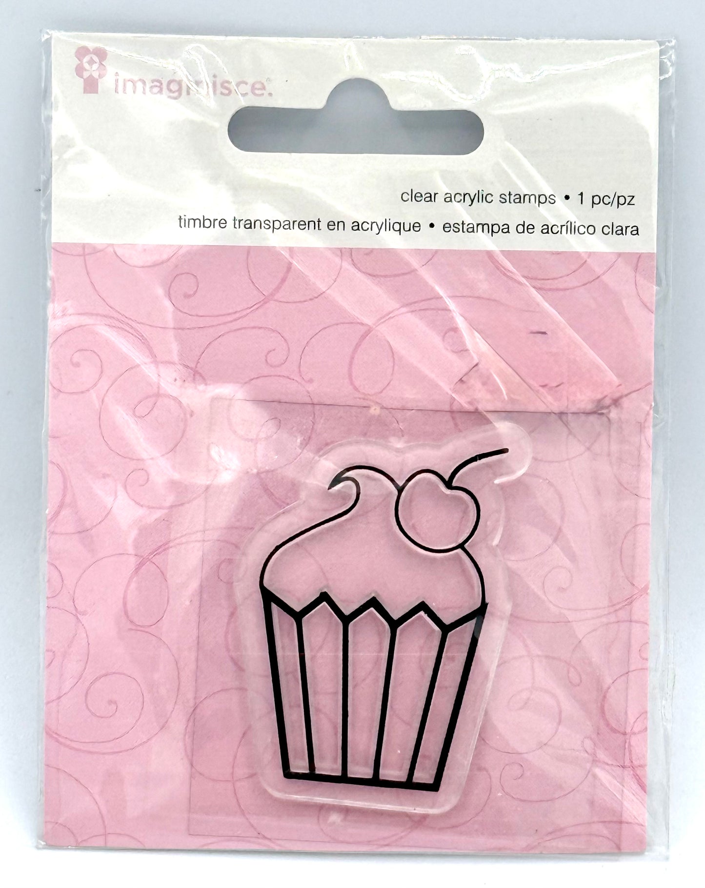 Imaginisce - Clear Acrylic Stamps - Cupcake