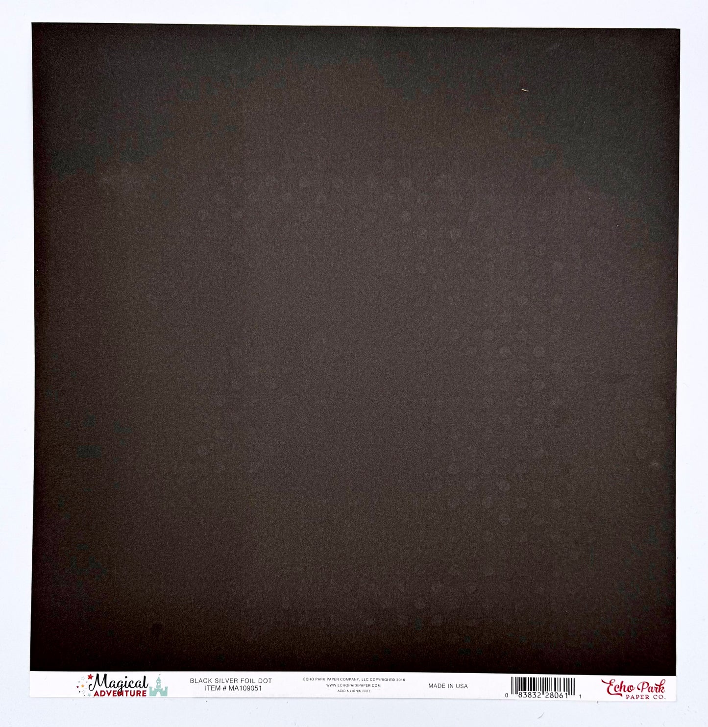 Echo Park - Magical Adventure - Black Silver Foil Dot
