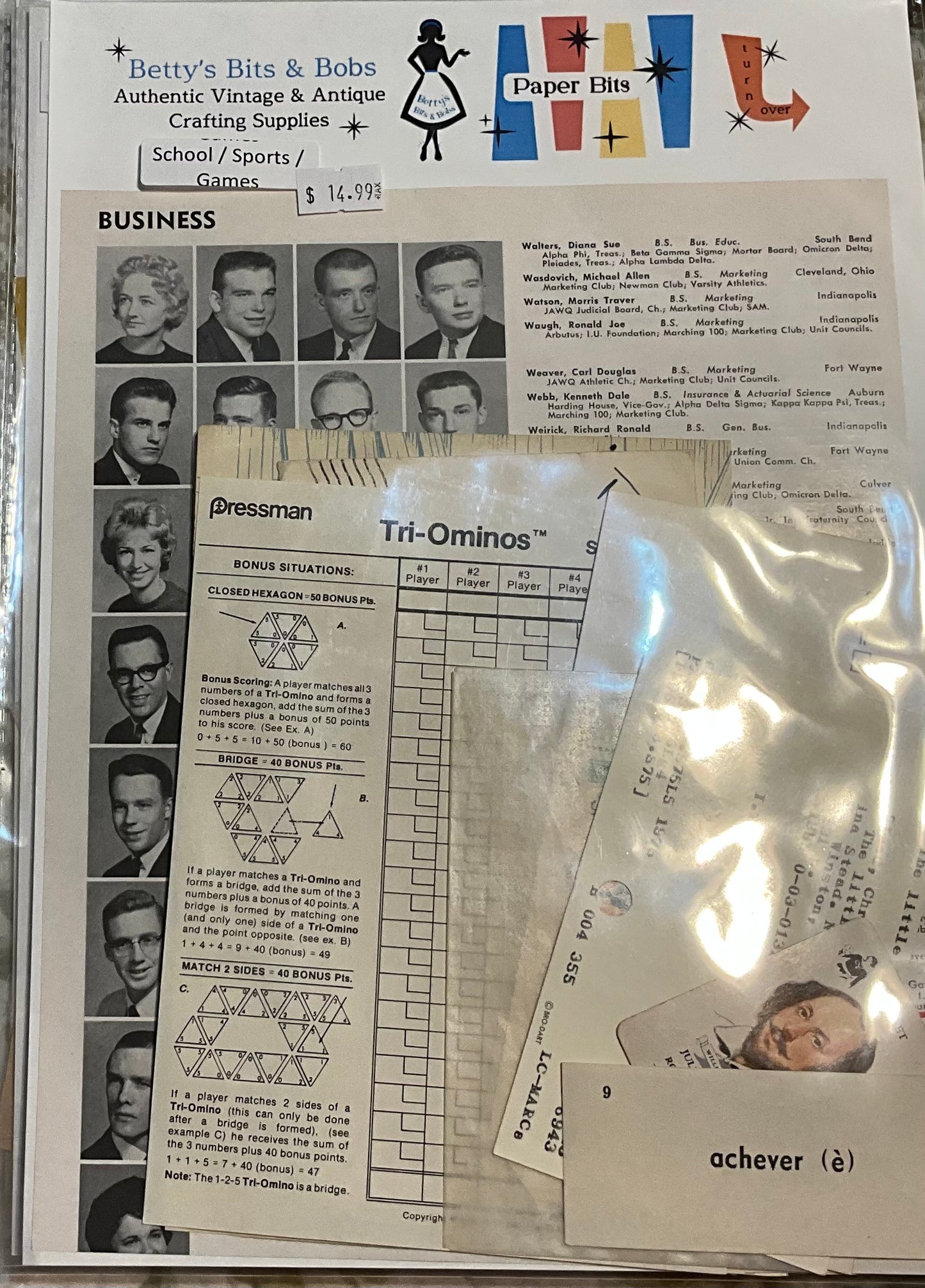 Betty’s Bits & Bobs - Medium Paper Bits