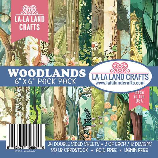 La-La Land Crafts - Woodlands - 6x6 Paper Pack