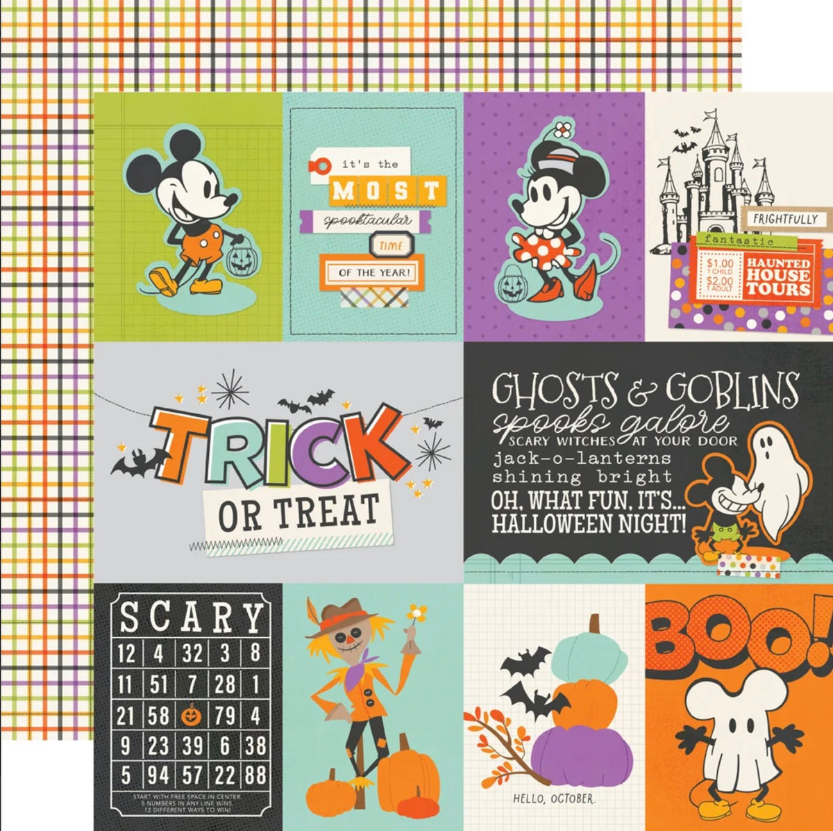 Simple Stories - Say Cheese Classic Mouse Halloween - 3x4/4x6 Elements