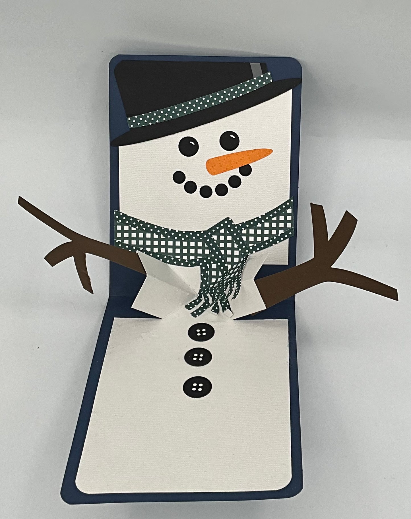 Scrapp’n Savvy - Card Kit - Twist Panel Snowman Pop up Card
