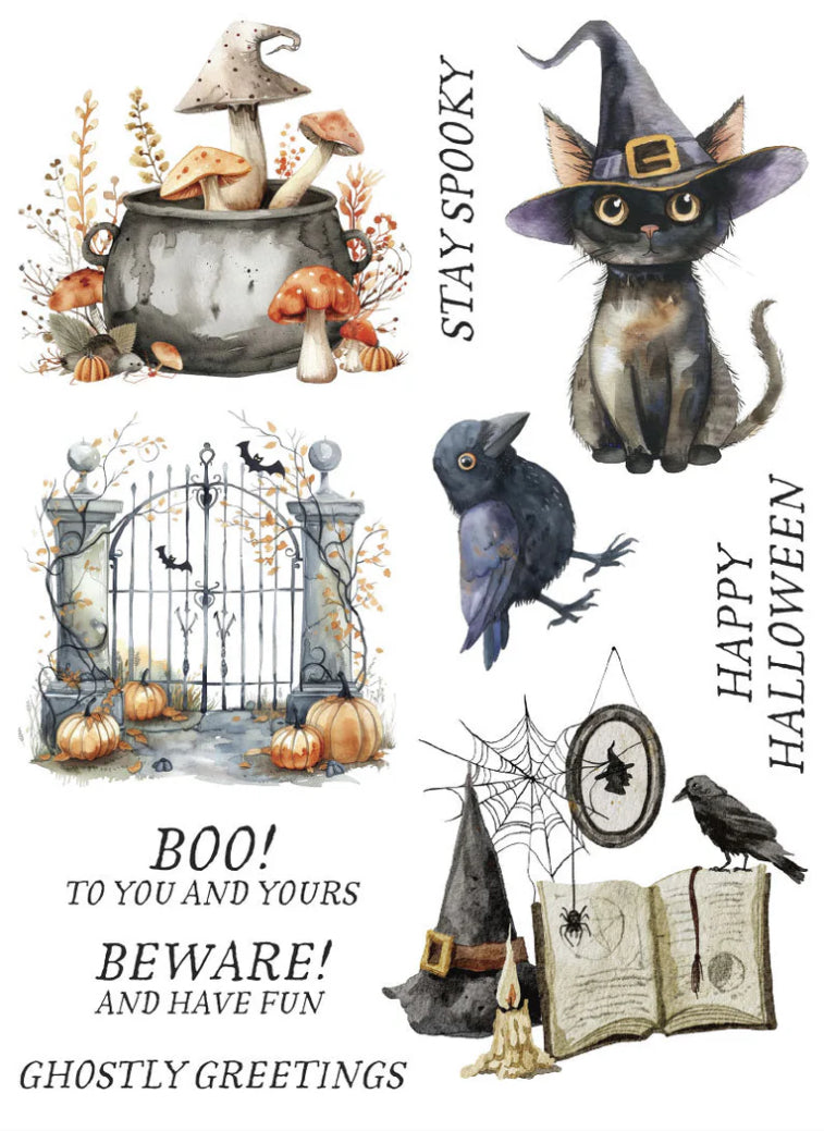 Spellbinders - Rub-Ons - Stay Spooky