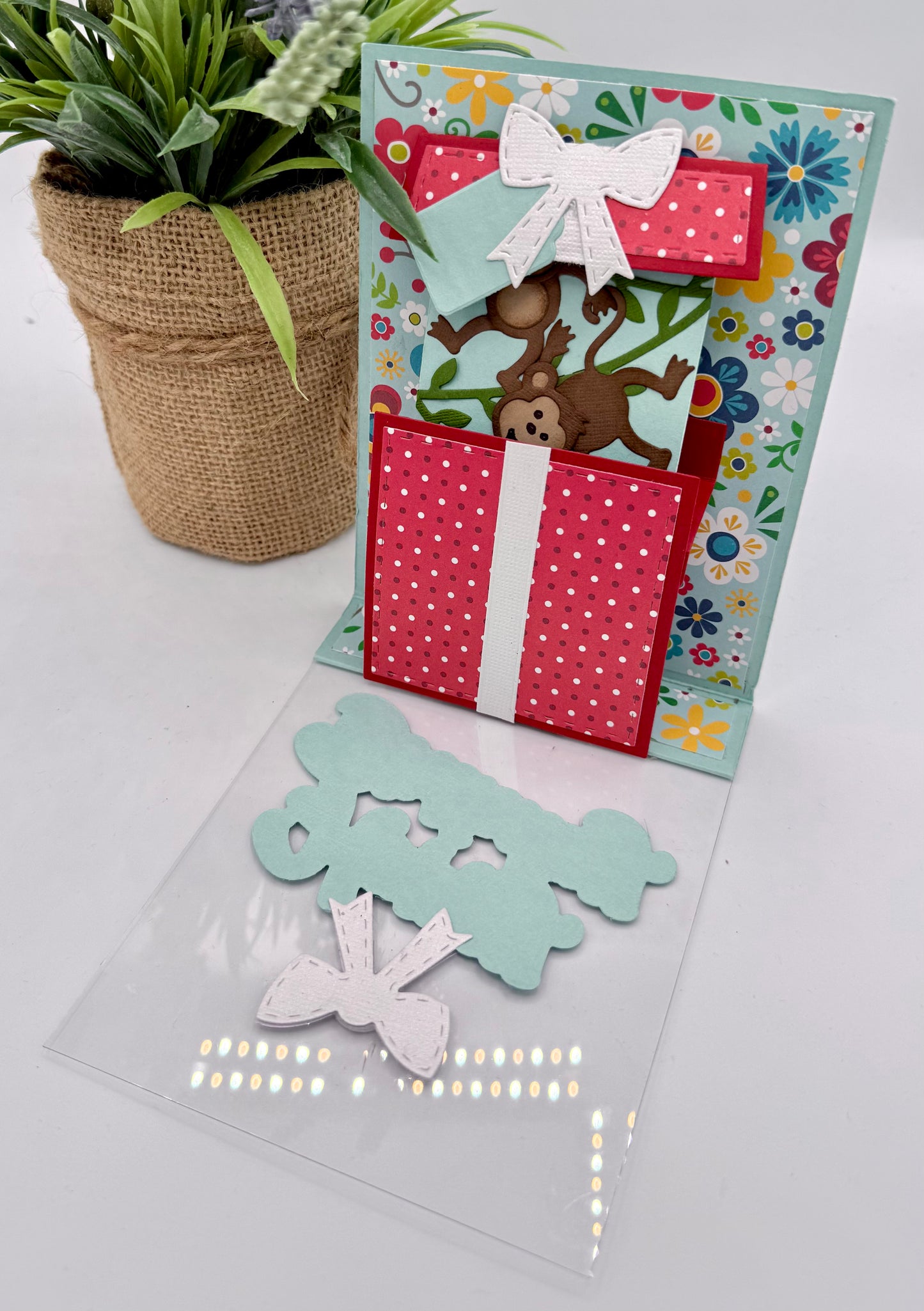 Scrapp’n Savvy - Card Kits - Surprise Happy Birthday Present