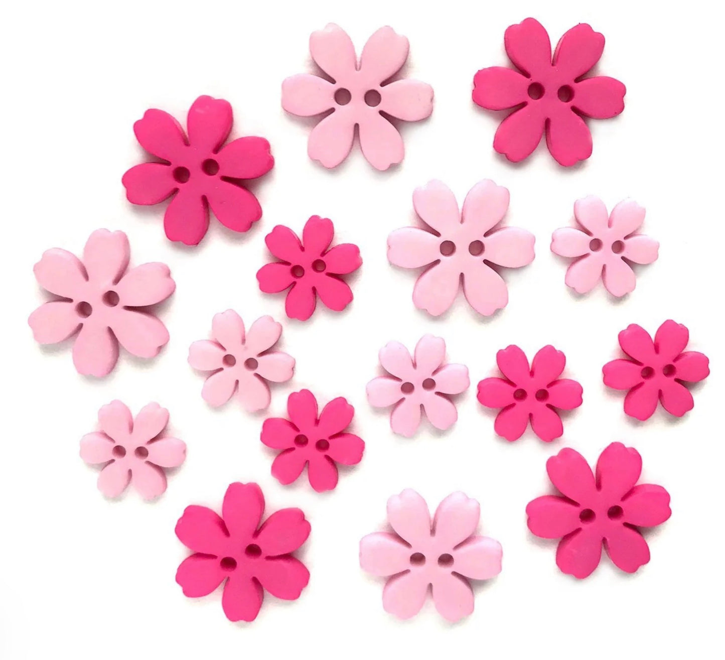 Buttons Galore & More - Flower Power Collection - Hibiscus