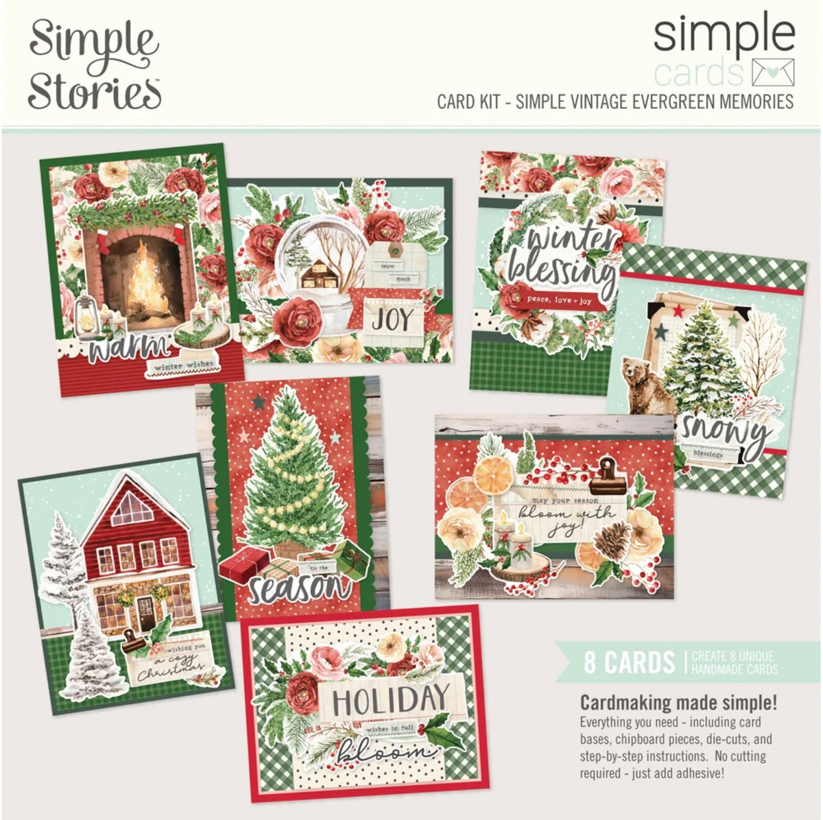 Simple Stories - Simple Cards Card Kit - Simple Vintage Evergreen Memories