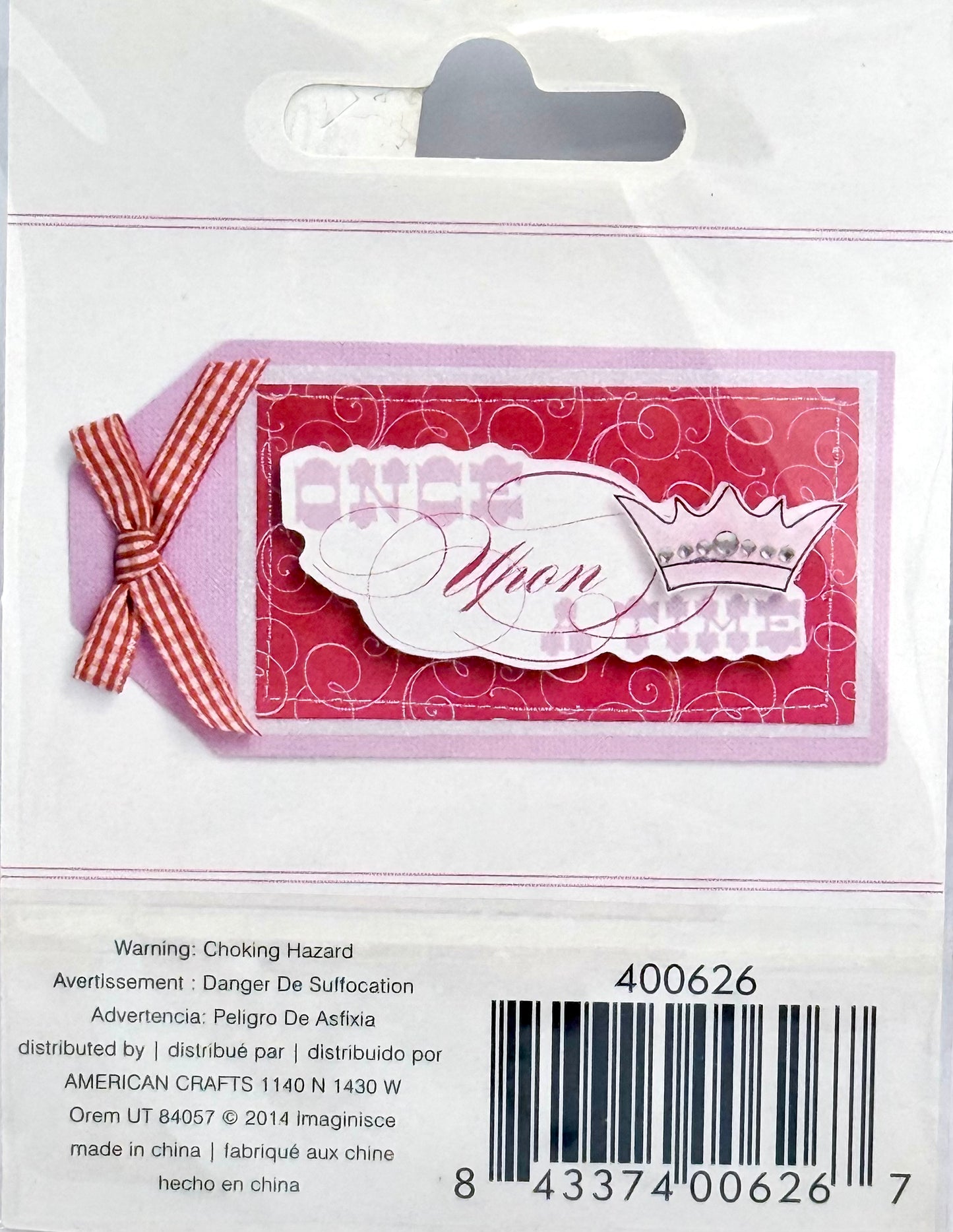 Imaginisce - Clear Acrylic Stamps - Crown