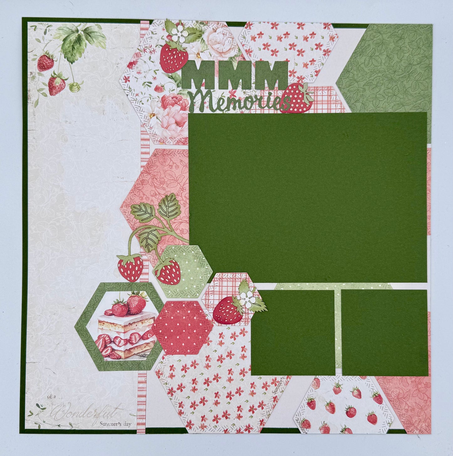 Scrapp’n Savvy - Strawberry Thief - 12x12 Double Layout Kit