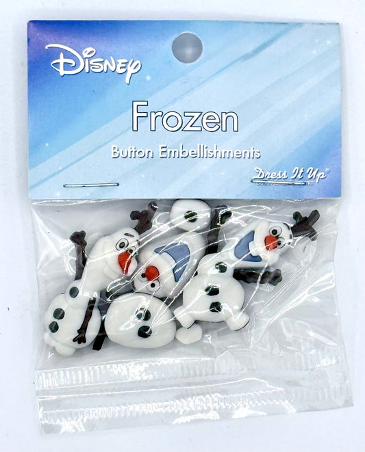 Dress It Up - Frozen Button Embellishments