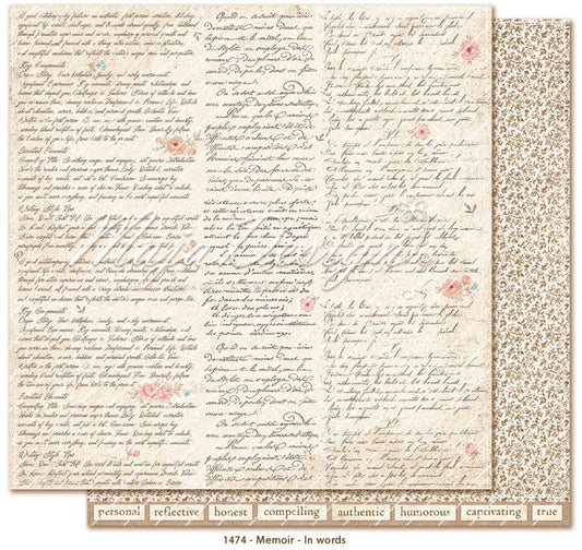Maja Design - Memoir - In Words