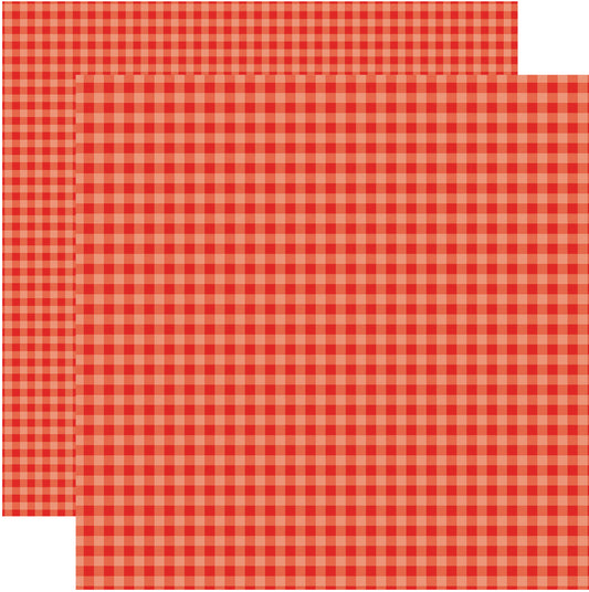 Echo Park - Gingham Bold - Cherry Red Gingham