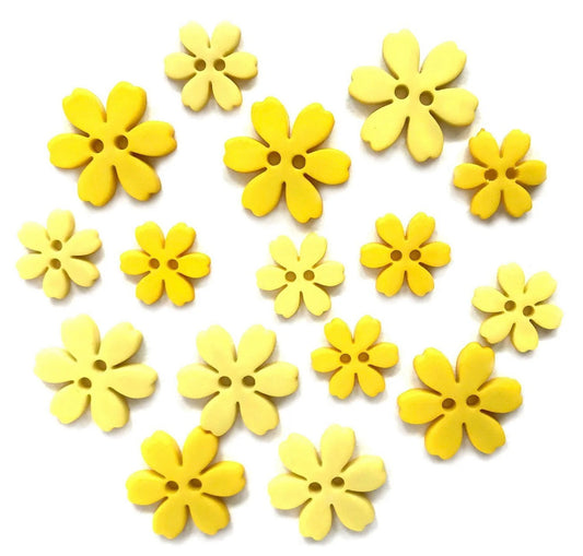 Buttons Galore & More - Flower Power Collection - Buttercup
