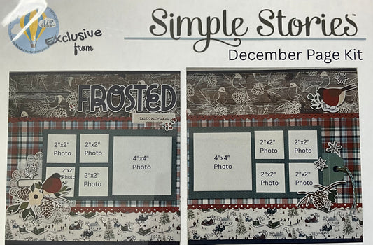 Simple Stories - Page Kits - Frosted December