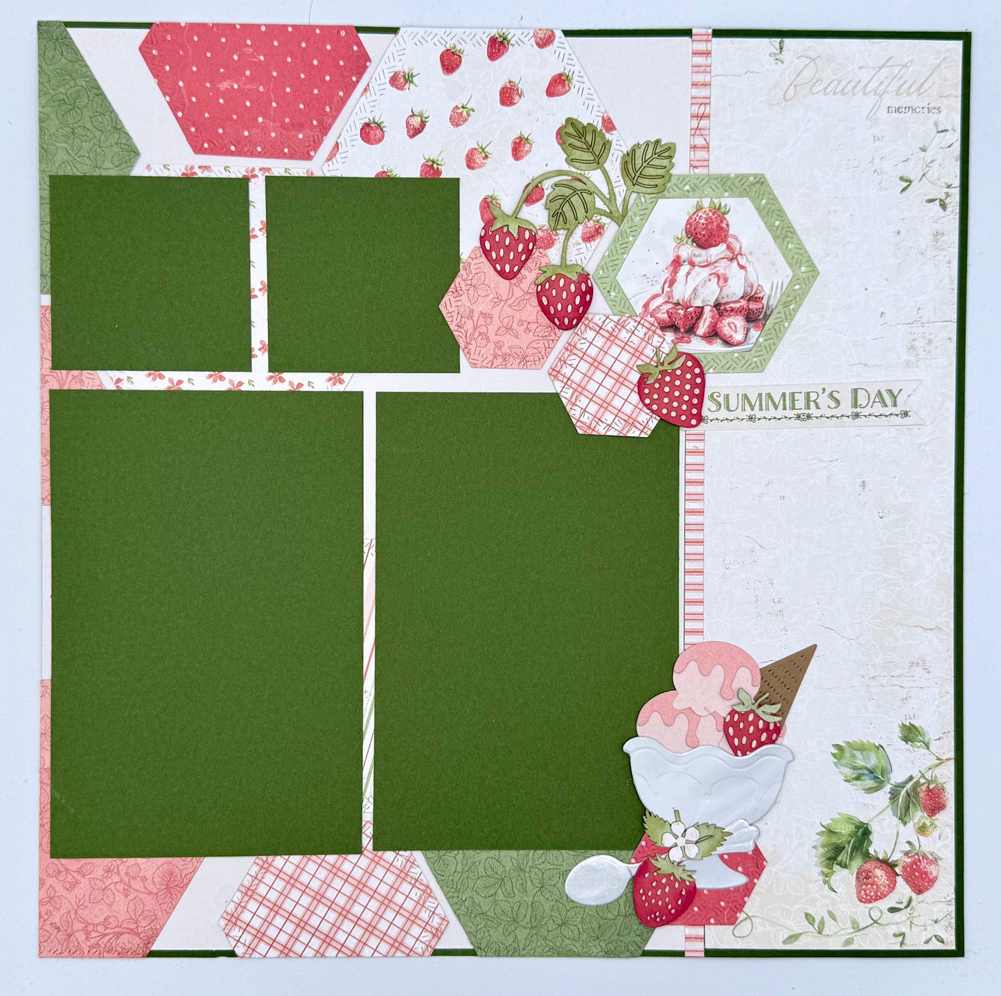 Scrapp’n Savvy - Strawberry Thief - 12x12 Double Layout Kit