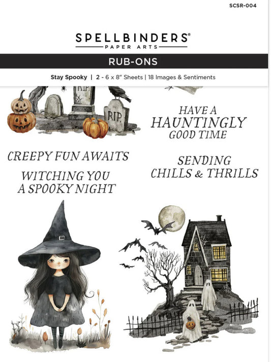 Spellbinders - Rub-Ons - Stay Spooky