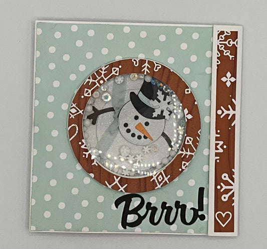 Scrapp’n Savvy- Card Kits - Love You Snow Much Snowman Pop-Up