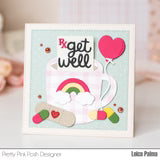 Pretty Pink Posh -Get Well Mug Additions Dies
