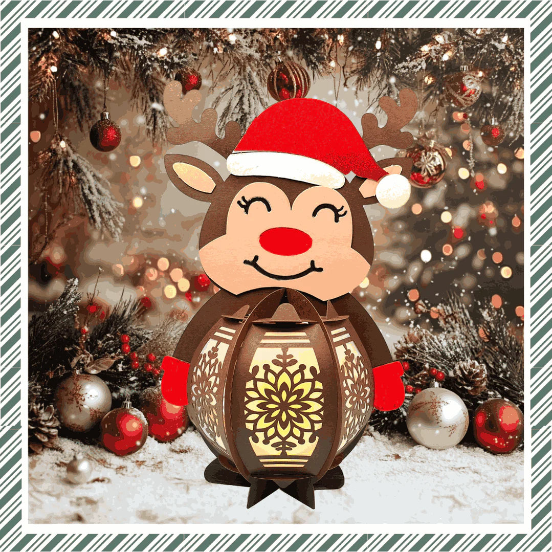 CrafTreat - DIY - Lantern - Reindeer