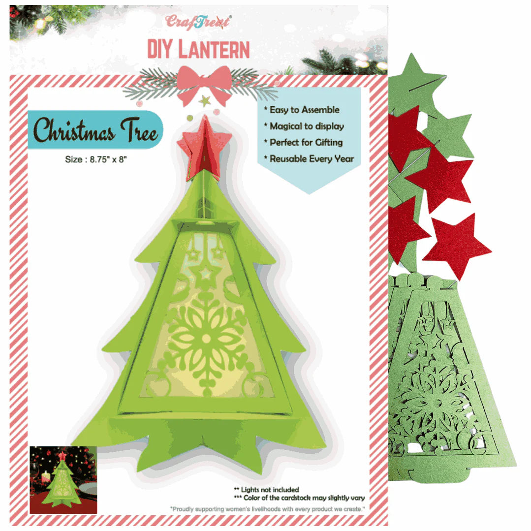 CrafTreat - DIY Lantern - Christmas Tree