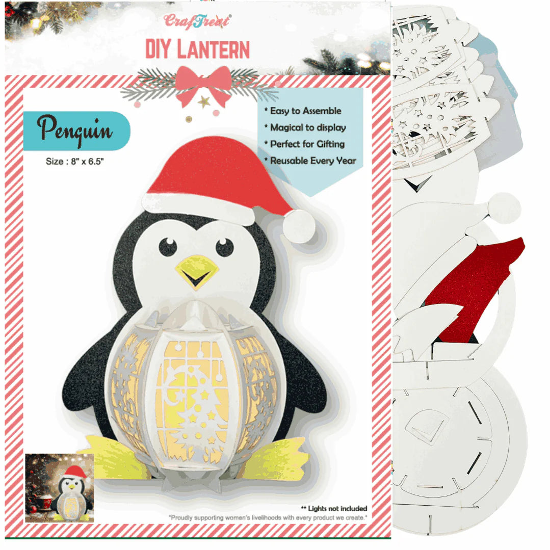 CrafTreat - DIY Lantern - Penguin