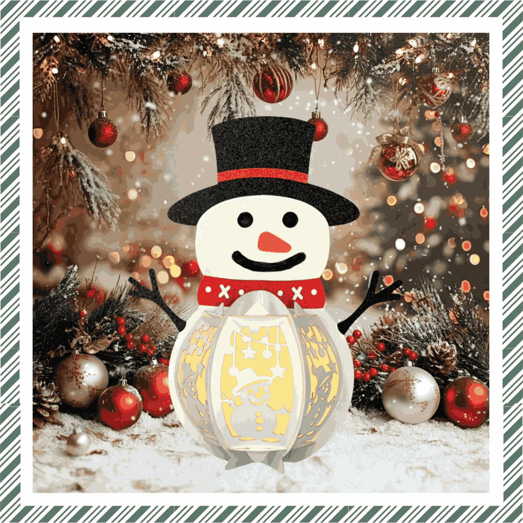 CrafTreat - DIY Lantern - Snowman