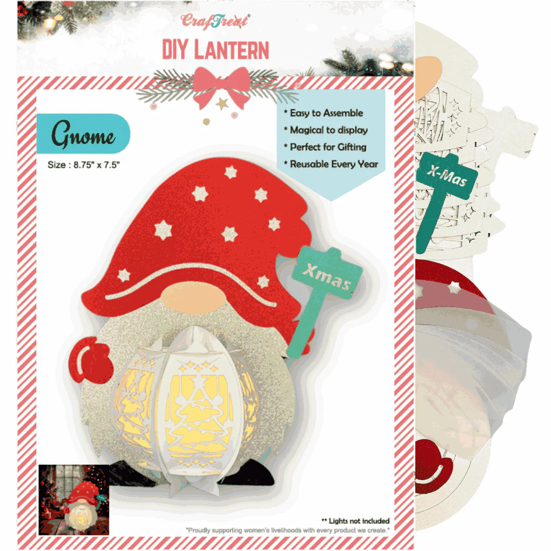 CrafTreat - DIY Lantern - Gnome