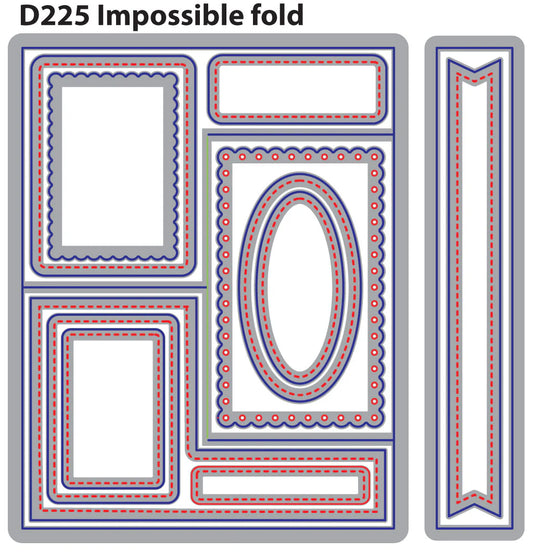 Dare 2B Artzy - Steel Dies - Impossible Fold Die