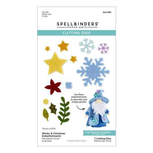Spellbinders Cutting Dies - Winter & Christmas Embellishments