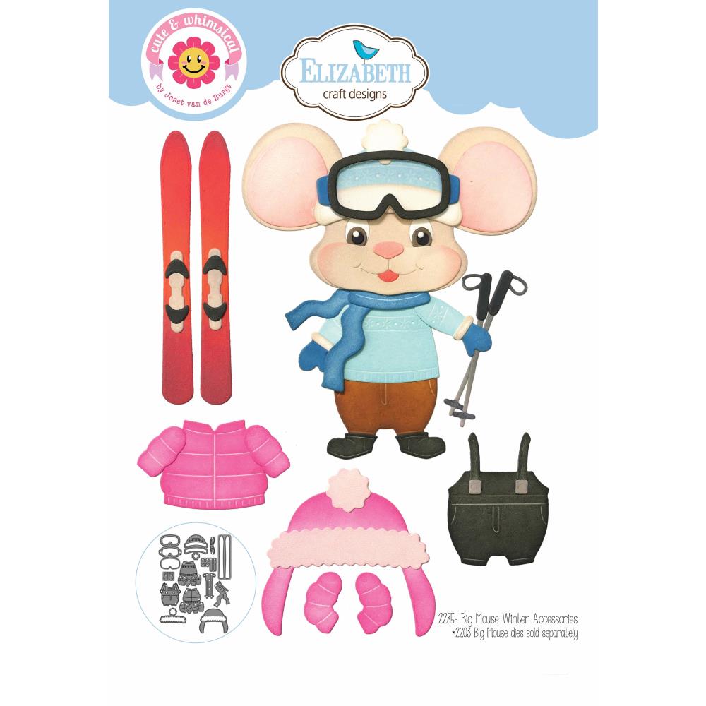 Elizabeth Craft Designs - Big Mouse Dies - Winter Accessories