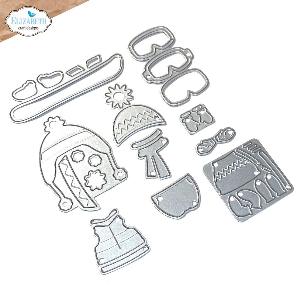 Elizabeth Craft Designs - Little Mouse Dies - Winter Accessories
