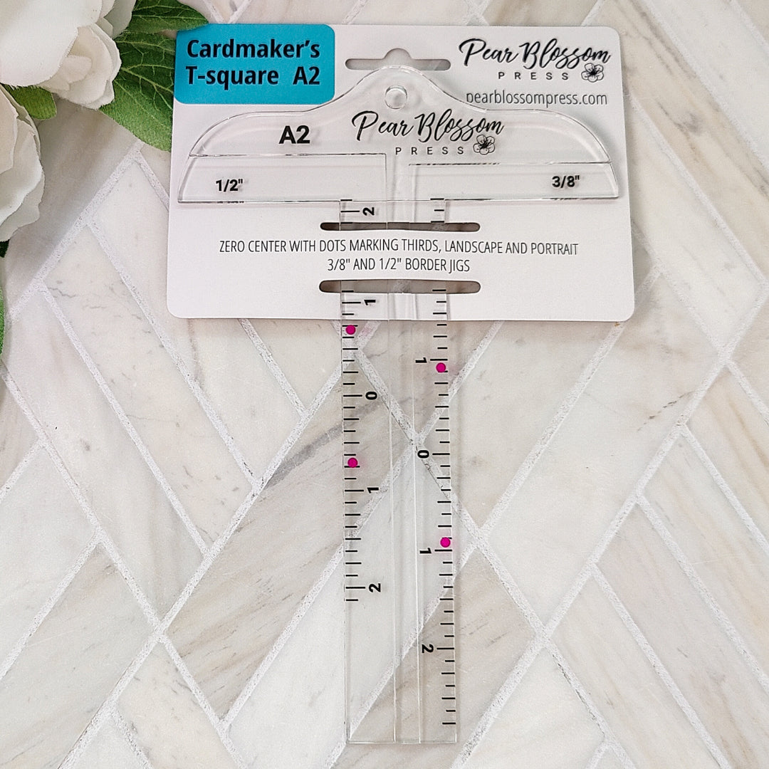 Pear Blossom Press - Card maker’s T-Square Rulers