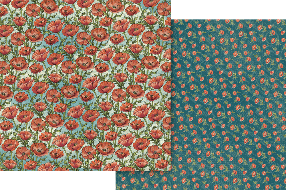 Graphic 45 - Wonder of Oz - Field of Poppies