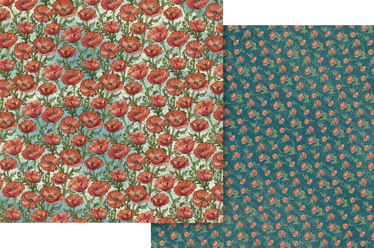 Graphic 45 - Wonder of Oz - Field of Poppies