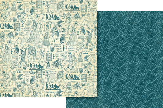 Graphic 45 - Wonder of Oz - Brains, Heart, and Courage